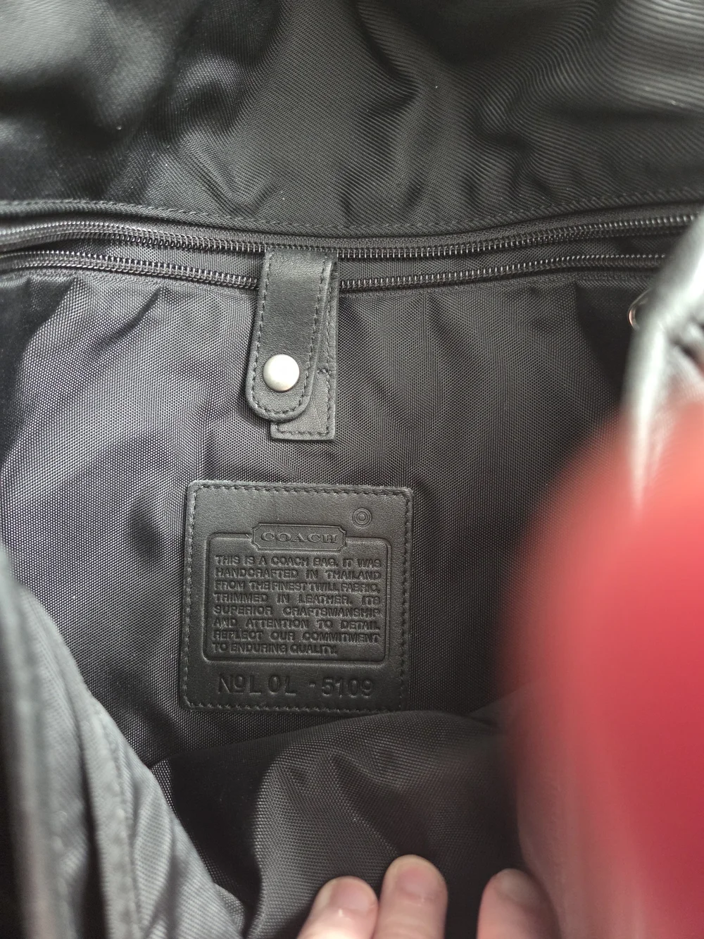 Coach Men's Black Messenger Bag - Classic Everyday Crossbody